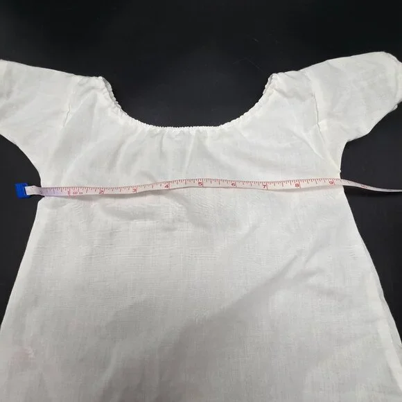 Vintage Pleasant Company Doll White Dress Teddy Bear Tender Heart Slippers CM98 - Picture 10 of 12